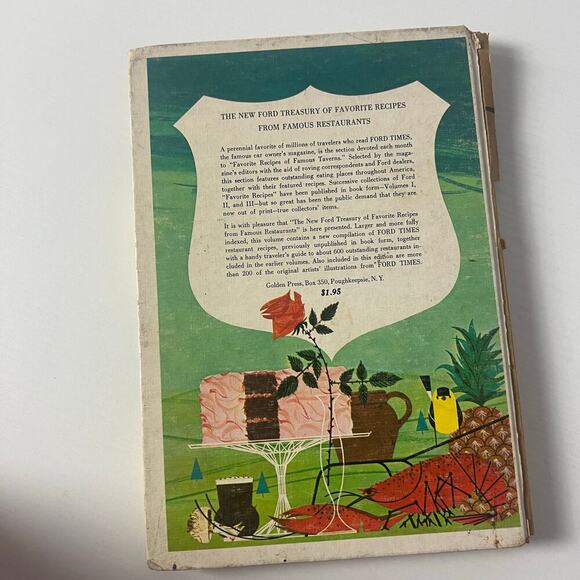 Vintage 1963 The New Ford Treasury of Favorite Recipes From Famous Restaurants - Picture 8 of 8